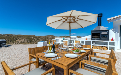 Fabuloso equipamiento para comer al aire libre